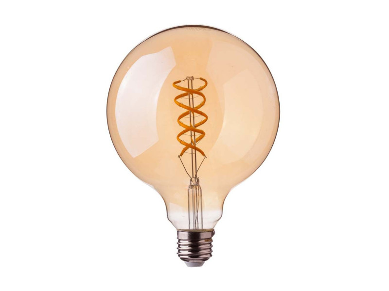 SKU 217217 VT-2075 V-TAC Lampadina LED E27 5W G95 Filamento Ambrato 1800K