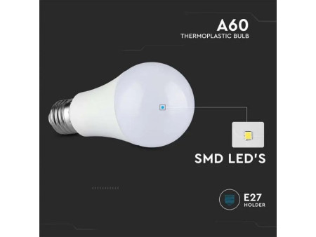 SKU 217261 VT-2099 V-TAC Lampadina LED E27 8,5W A60 4000K
