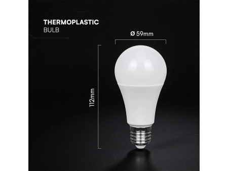 SKU 2173496 VT-2112 V-TAC PRO Lampadina LED Chip CREE E27 10.5W 100LM/W A60 4000K
