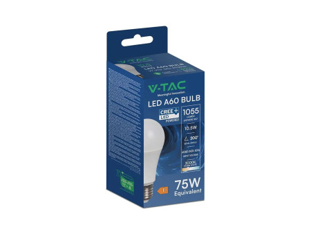 SKU 2173516 2173516 V-TAC PRO Lampadina LED Chip CREE E27 10.5W 100LM/W A60 6500K