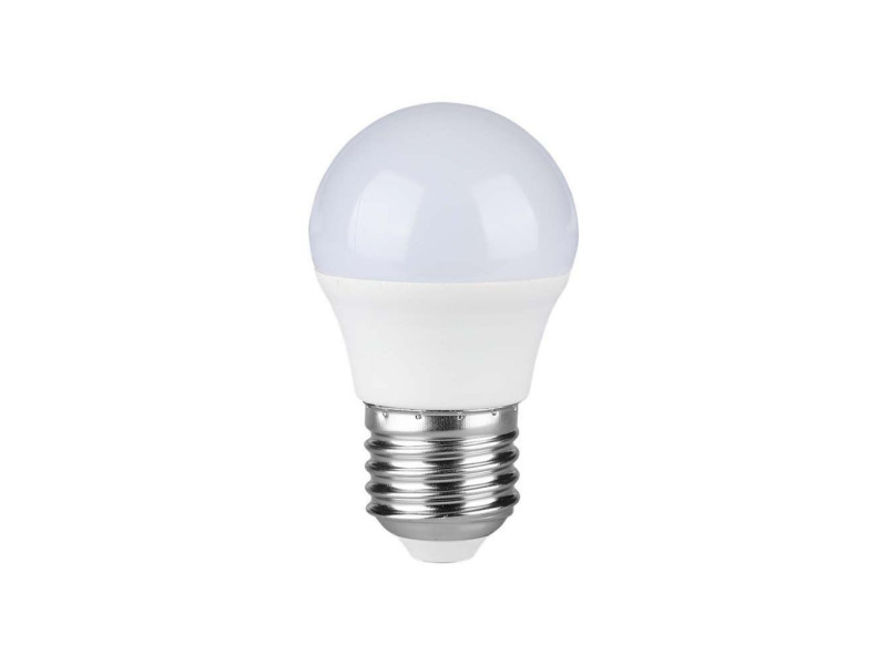 SKU 217364 VT-2176 V-TAC Lampadina LED E27 4,5W G45 6500K (Box 3 pezzi)