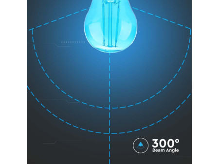 SKU 217412 VT-2132 V-TAC Lampadina LED E27 2W G45 Filamento Colore Blu