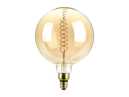 SKU 217462 VT-2158D-N V-TAC Lampadina LED E27 8W G200 Filamento 1800K Dimmerabile