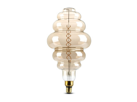 SKU 217465 VT-2188D V-TAC Lampadina LED E27 8W S200 Doppio Filamento Oscurato 1800K Dimmerabile
