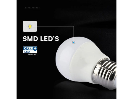 SKU 21867-6 VT-290 V-TAC PRO Lampadina LED Chip CREE E27 6,5W G45 4000K