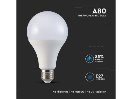 SKU 239 VT-233 V-TAC PRO Lampadina LED Chip Samsung E27 20W A80 6400K
