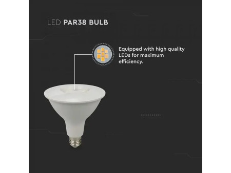 SKU 23891 VT-238 V-TAC Lampadina LED E27 12,8W PAR38 4000K