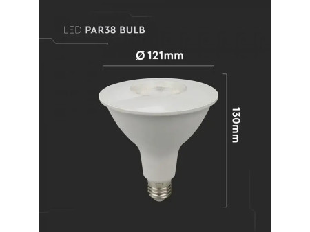 SKU 23892 VT-238 V-TAC Lampadina LED E27 12,8W PAR38 6500K