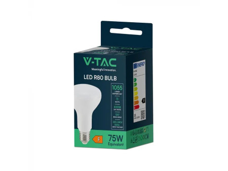 SKU 23900 VT-280 V-TAC Lampadina LED E27 11W R80 4000K