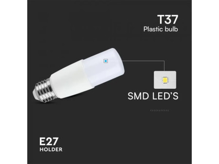 SKU 24033 VT-237 V-TAC Lampadina LED E27 7.5W T37 3000K