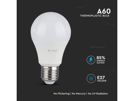 SKU 254 VT-285 V-TAC PRO Lampadina LED Chip Samsung E27 8,5W 120LM/W A60 6400K
