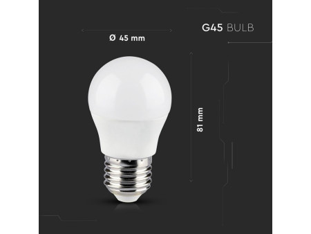 SKU 2755 VT-5124 V-TAC Lampadina LED Smart E27 5W G45 Google e Alexa RGB+CCT Dimmerabile