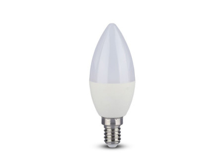 SKU 2770 VT-2214 V-TAC Lampadina LED E14 3,5W a Candela con Telecomando RGB + 4000K
