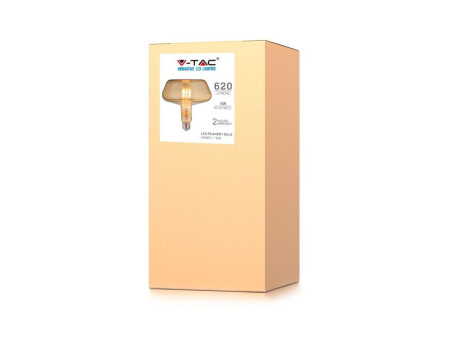 SKU 2790 VT-2308 V-TAC Lampadina LED E27 8W T180 Filamento Ambrata 2200K