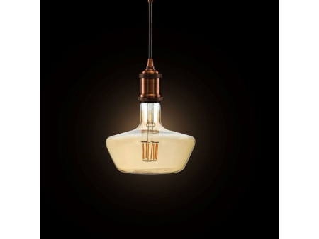 SKU 2790 VT-2308 V-TAC Lampadina LED E27 8W T180 Filamento Ambrata 2200K