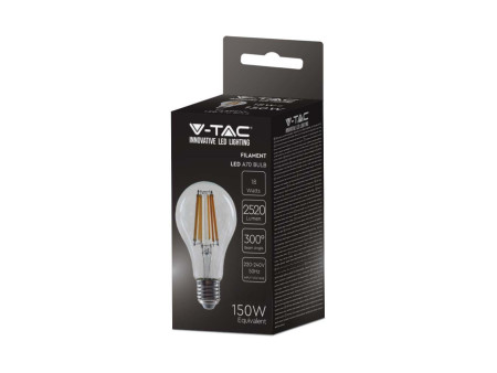 SKU 2802 VT-2328 V-TAC Lampadina LED E27 18W 135LM/W A67 Filamento 2700K