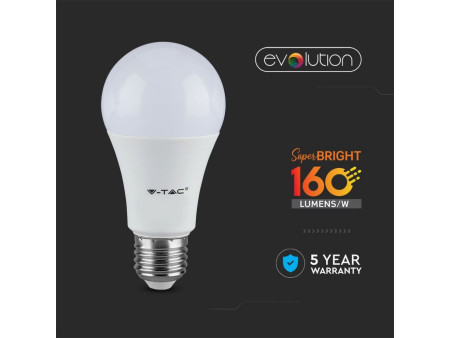 SKU 2807 VT-2307 V-TAC Lampadina LED E27 6,5W 160LM/W A60 4000K