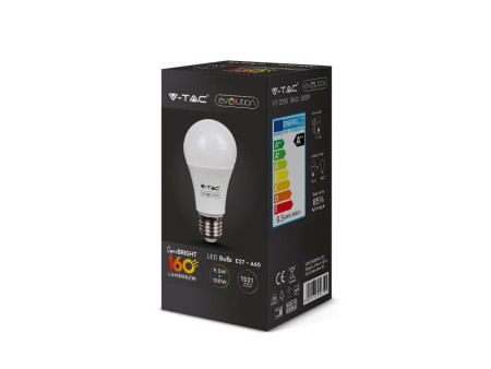 SKU 2809 VT-2310 V-TAC Lampadina LED E27 9,5W 160LM/W A60 3000K