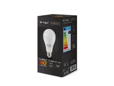 SKU 2812 VT-2315 V-TAC Lampadina LED E27 15W 160LM/W A65 3000K