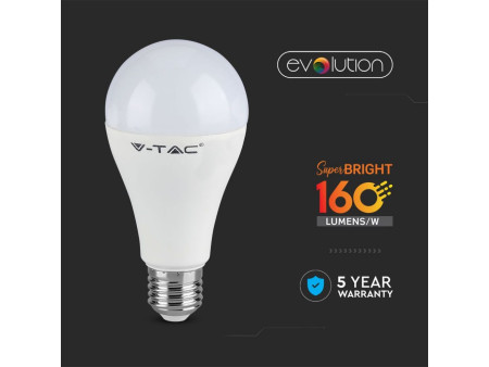 SKU 2814 VT-2315 V-TAC Lampadina LED E27 15W 160LM/W A65 6400K