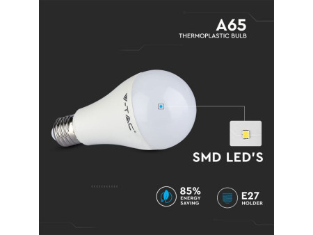 SKU 2812 VT-2315 V-TAC Lampadina LED E27 15W 160LM/W A65 3000K