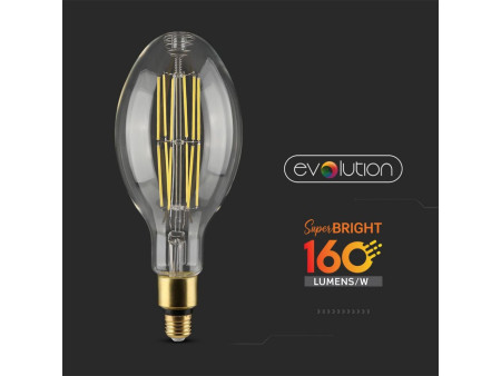 SKU 2816 VT-2324  Confronta V-TAC Lampadina LED E27 24W 160LM/W ED120 Filamento Trasparente 4000K