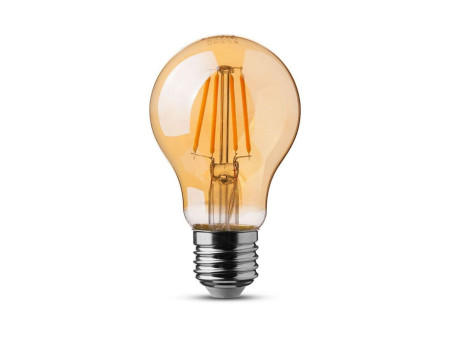 SKU 286 VT-266 V-TAC PRO Lampadina LED Chip Samsung E27 6W A60 Filamento Ambrato 2200K