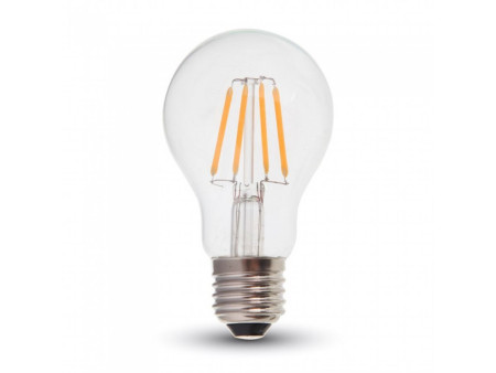 SKU 287 VT-256 V-TAC PRO Lampadina LED Chip Samsung E27 6W A60 Filamento 2700K