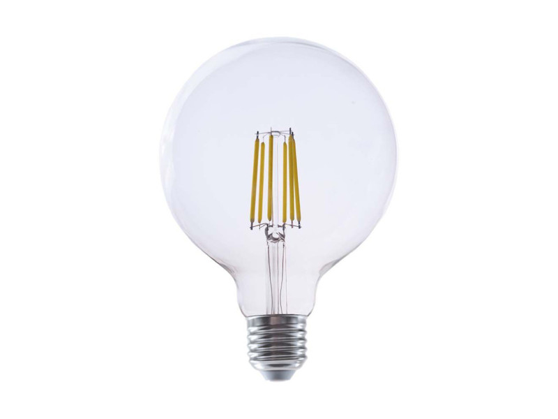 SKU 2992 VT-2344 V-TAC Lampadina LED E27 4W G125 Filamento Colore Trasparente 3000K
