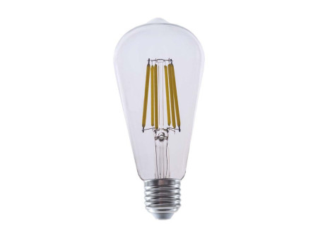 SKU 2997 VT-2364 V-TAC Lampadina LED E27 4W ST64 Filamento Colore Trasparente 4000K