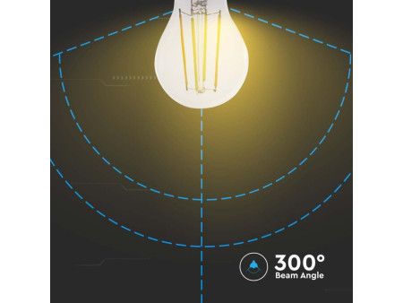 SKU 3001 VT-5137 V-TAC Lampadina LED E27 7W A60 Filamento Compatibile Google Home e Alexa con App V-Tac Smart 3 in 1 Dimmerabile