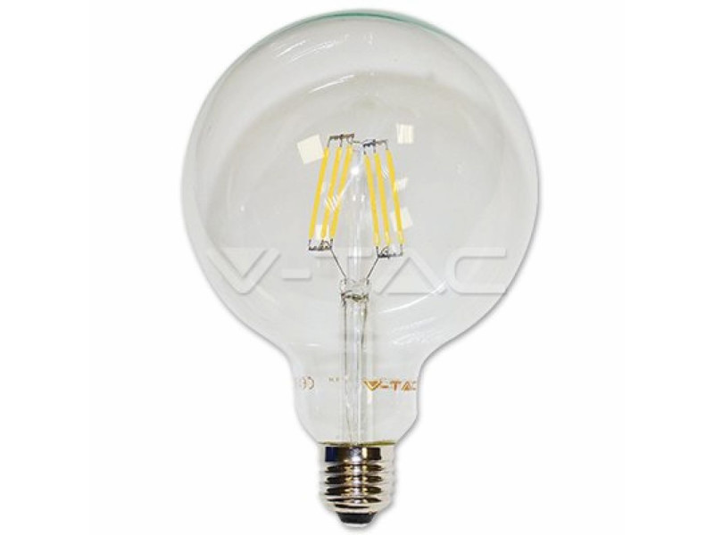 SKU 4304 VT-1983 V-TAC Lampadina LED E27 6W G125 Filamento 2700K