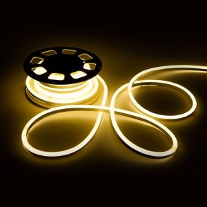 24V LUCE 3000K Neon Flex 8W/m 120 LED/m Bobina 10m  IP65