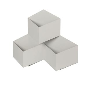 SKU 8221 VT-709 V-TAC Lampada LED da Muro Squadrata a Forme Sovrapposte 9W 110LM/W Colore Bianco 3000K IP20