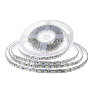24V IP65  LUCE 4000K   Strip LED SMD2835 7.5W/m 10m 120 LED/m 10mm