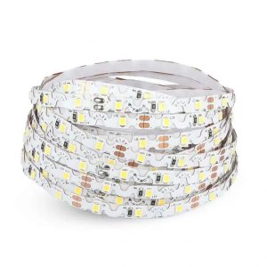 12V 5W/m  LUCE 3000K CALDA  Strip LED SMD2835 5W/m 5m 60 LED/m  IP20 8mm