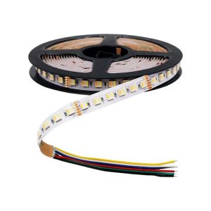 24V LUCE RGB  3IN1 IP65 Strip LED SMD5050 24W/m 5m 60 LED/m  12mm