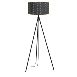 SKU 99527 PIANTANA Materiale struttura metallo Colore struttura nero Materiale diffusore tessuto