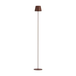 SKU 7008 VT-7544-C Piantana LED 4W Colore Corten in Alluminio con Touch Dimmerabile Altezza regolabile 3in1 3000K IP54