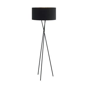 SKU 95541PIANTANA  Materiale struttura metallo Colore struttura nero Materiale diffusore tessuto Colore diffusore nero rame