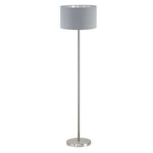 SKU 95173  PIANTANA Materiale struttura metallo Colore struttura nickel opaco Materiale diffusore tessuto