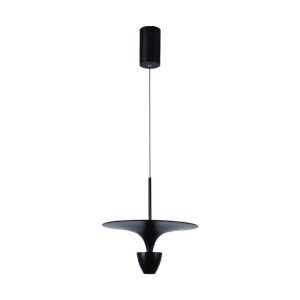 Lampadario LED 9W LUCE 3000K CALDA   dal Design Moderno 30*320*100Cm Colore Nero