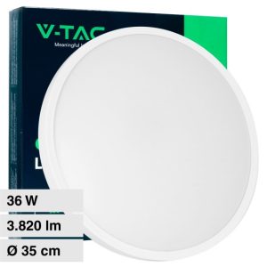 36W LUCE 4000K NATURALE  V Plafoniera LED Rotonda   IP44