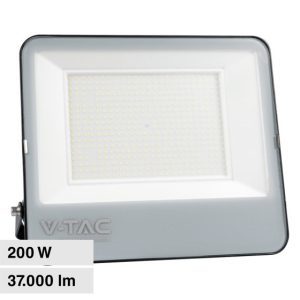 200W 185LM/W LUCE  4000K NATURALE  PRO Faro LED Chip Samsung  Colore Nero IP65