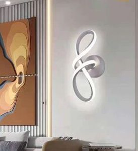 13W LUCE 3000K - 4000K - 6500K  APPLIQUE LAMPADA LED FORMA AD INFINITO MOTAGGIO A PARETE 13W COLORAZIONE LUCE 3IN1 CCT