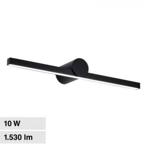 LUCE  3000K CALDA SKU 405831  V-TAC Lampada LED da Specchio 12W Colore Nero 610*100mm IP20