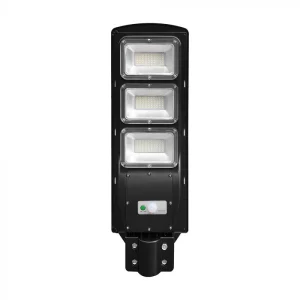 180W Armatura Stradale LED  con Pannello Solare e Telecomando, Sensore Radar e Batteria LiFePO4 6000K IP65