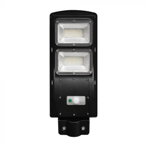 120W Armatura Stradale LED  con Pannello Solare e Telecomando, Sensore Radar e Batteria LiFePO4 6000K IP65