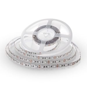 12V  11W/m  LUCE ROSSO  Strip LED SMD5050  5m 60 LED/m IP20 10mm