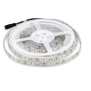 12V LUCE RGB  IP65  Strip LED SMD5050 7W/m 5m 60 LED/m IP65 10mm